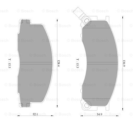 BOSCH 0 986 AB2 449 Brake...