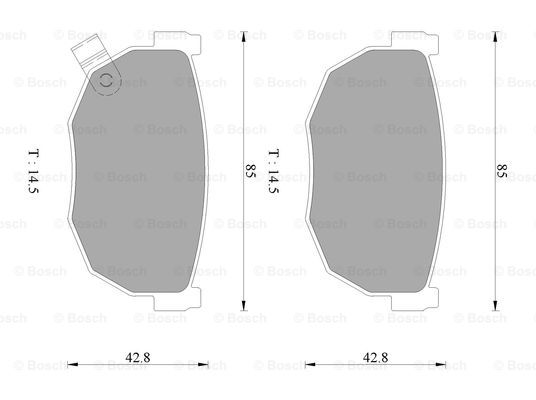 BOSCH 0 986 AB2 451 Brake...