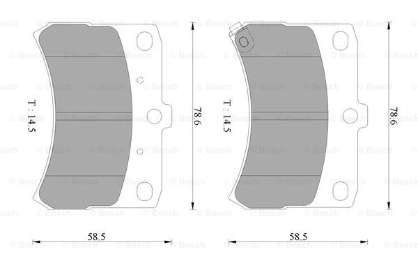 BOSCH 0 986 AB2 452 Brake...