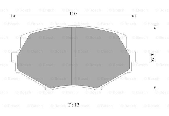 BOSCH 0 986 AB2 454 Brake...