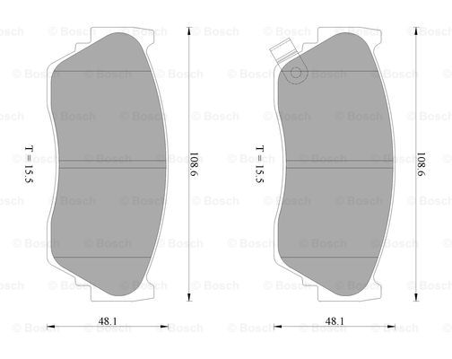 BOSCH 0 986 AB2 457 Brake...