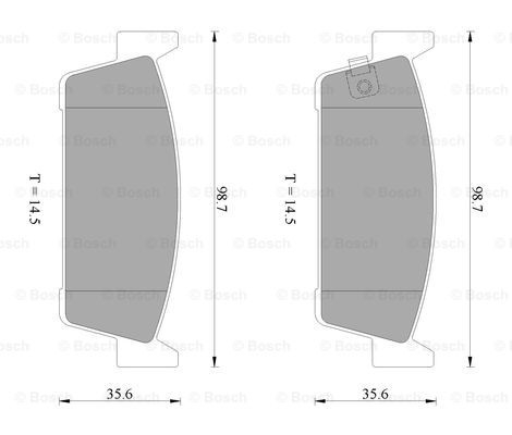 BOSCH 0 986 AB2 464 Brake...