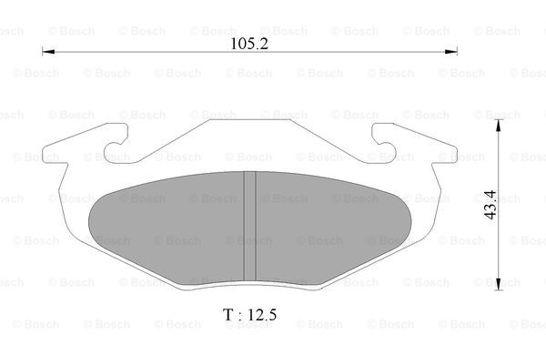 BOSCH 0 986 AB2 469 Brake...