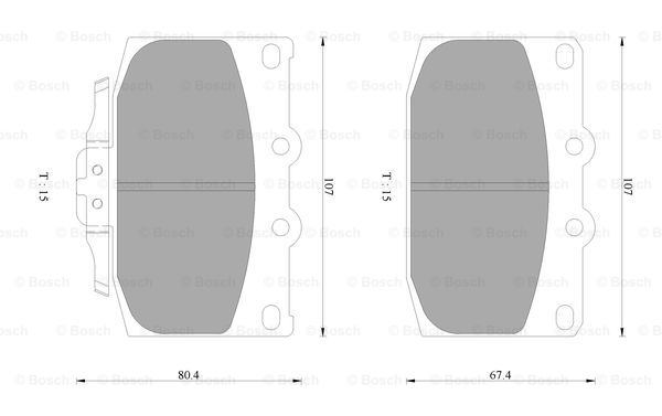 BOSCH 0 986 AB2 472 Brake...