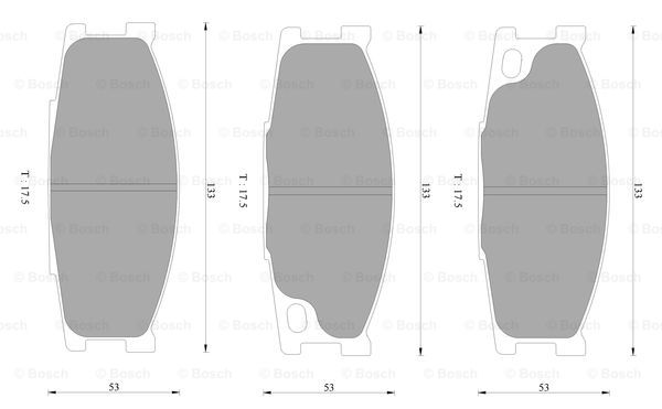 BOSCH 0 986 AB2 474 Brake...