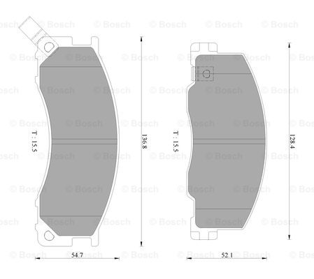 BOSCH 0 986 AB2 475 Brake...