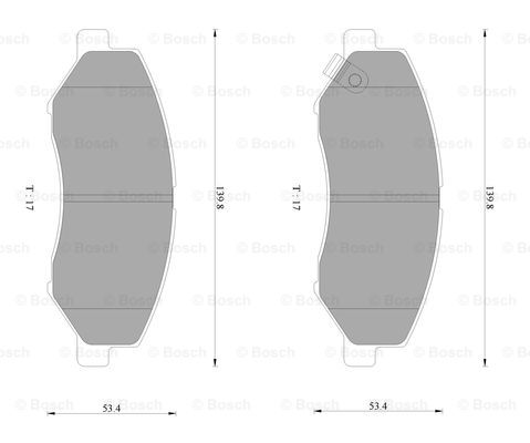 BOSCH 0 986 AB2 479 Brake...