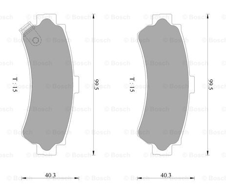 BOSCH 0 986 AB2 482 Brake...