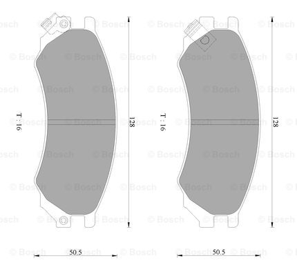 BOSCH 0 986 AB2 483 Brake...