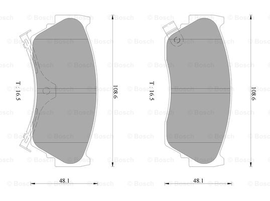 BOSCH 0 986 AB2 484 Brake...