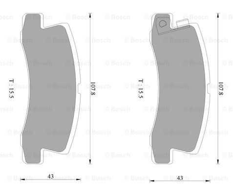 BOSCH 0 986 AB2 486 Brake...