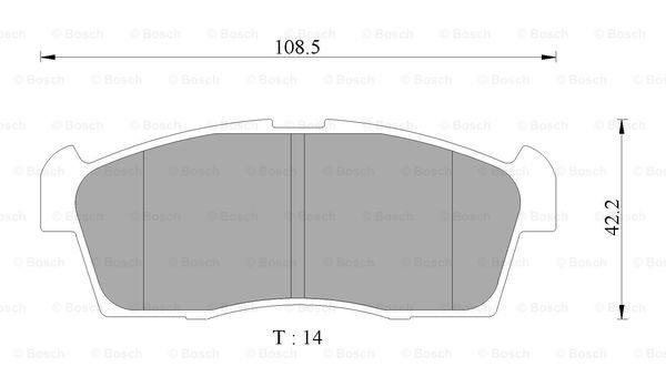 BOSCH 0 986 AB2 490 Brake...