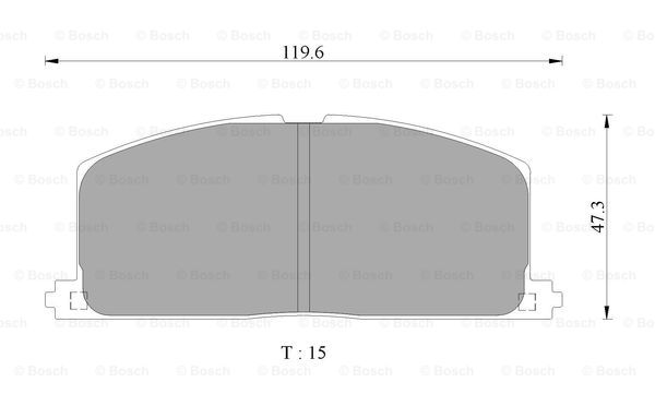 BOSCH 0 986 AB2 491 Brake...