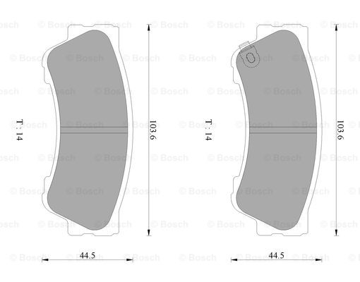 BOSCH 0 986 AB2 492 Brake...