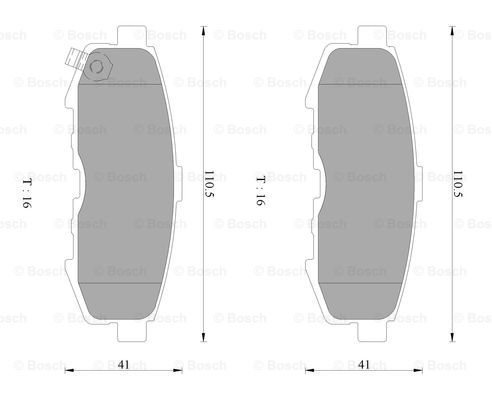 BOSCH 0 986 AB2 496 Brake...