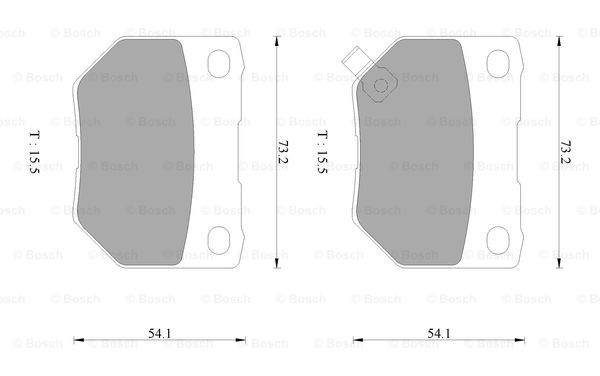 BOSCH 0 986 AB2 498 Brake...