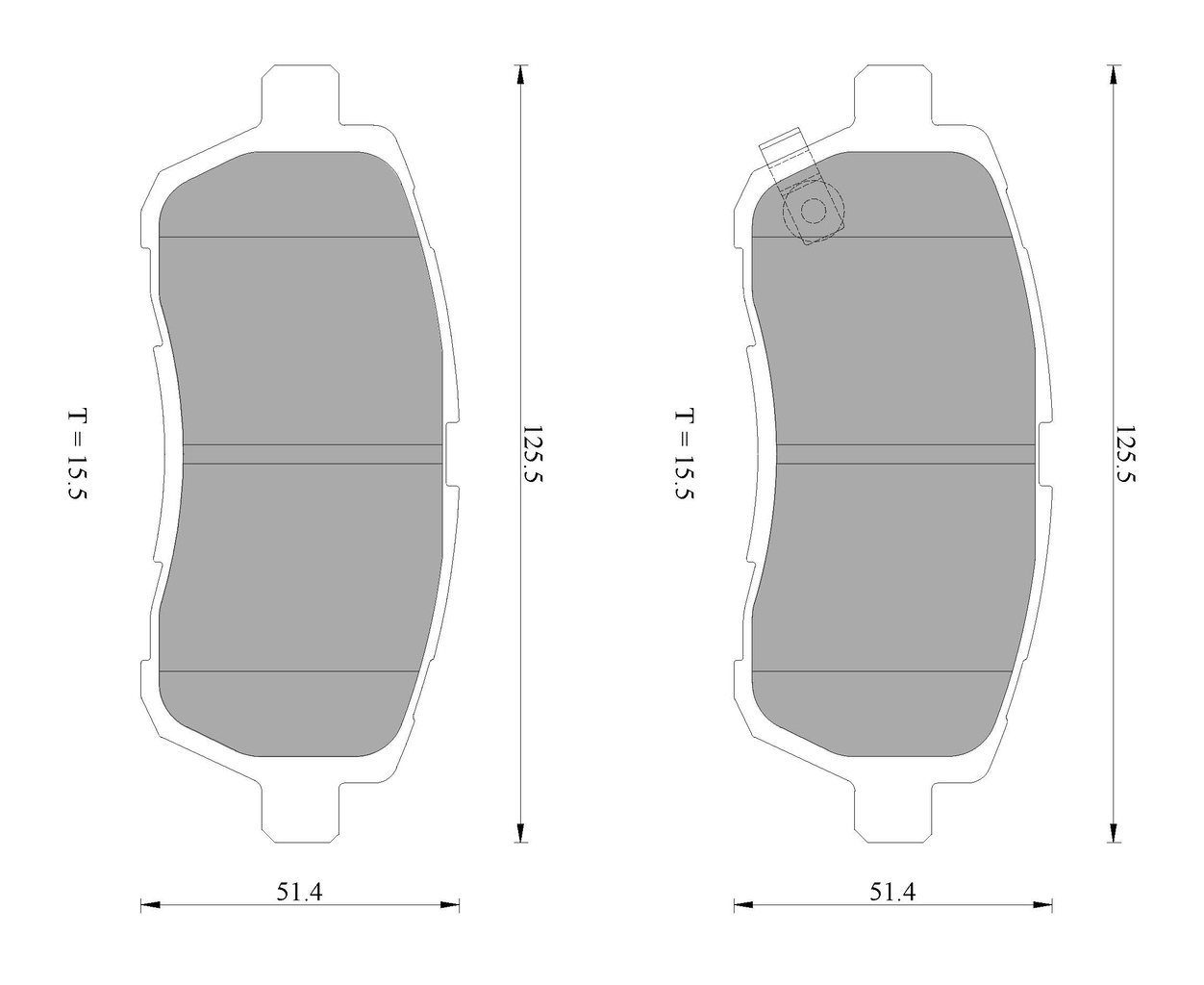 BOSCH 0 986 AB2 502 Bremsbelagsatz, Scheibenbremse