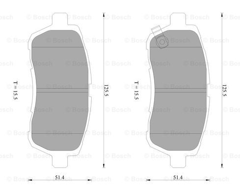 BOSCH 0 986 AB2 502 Brake...