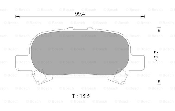 BOSCH 0 986 AB2 504 Brake...