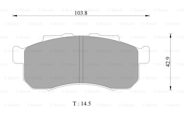 BOSCH 0 986 AB2 506 Brake...