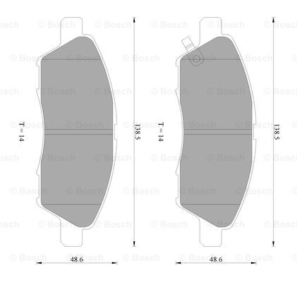 BOSCH 0 986 AB2 507 Brake...