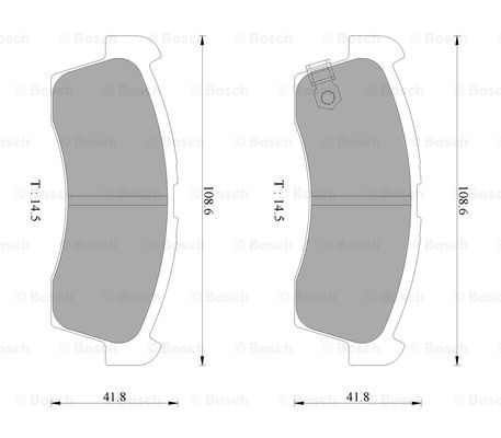 BOSCH 0 986 AB2 509 Brake...