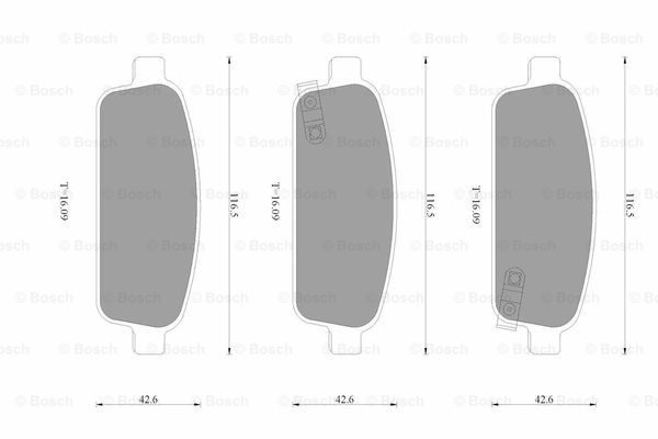 BOSCH 0 986 AB2 510 Brake...