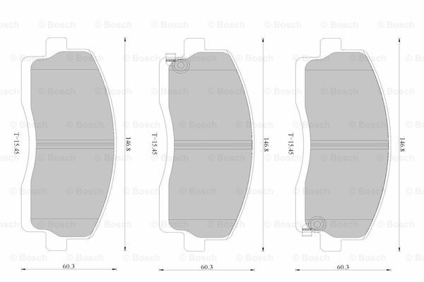 BOSCH 0 986 AB2 513 Brake...