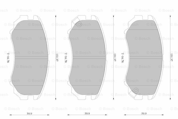 BOSCH 0 986 AB2 514 Brake...