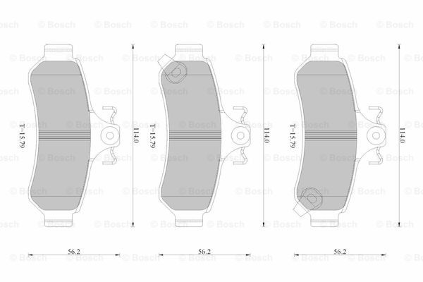 BOSCH 0 986 AB2 520 Brake...