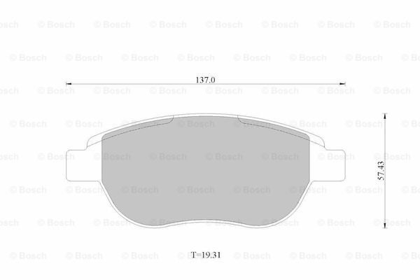 BOSCH 0 986 AB2 521 Brake...