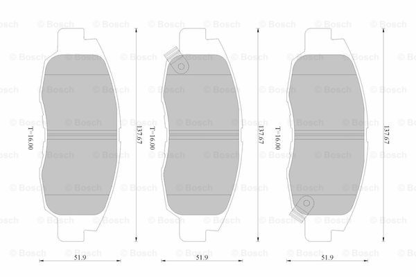 BOSCH 0 986 AB2 523 Brake...