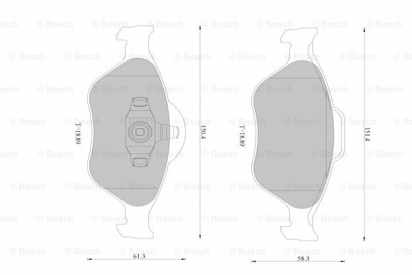 BOSCH 0 986 AB2 527 Brake...