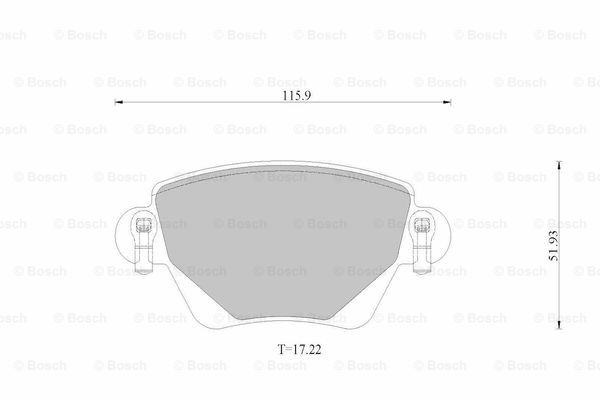 BOSCH 0 986 AB2 528 Brake...