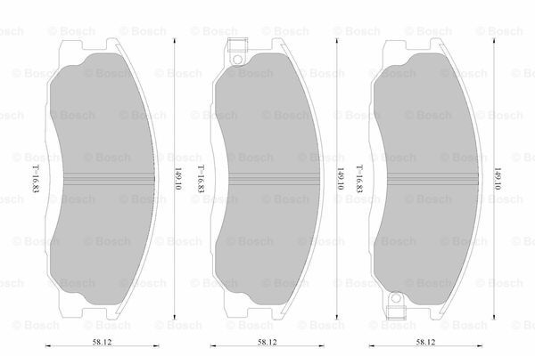 BOSCH 0 986 AB2 534 Brake...