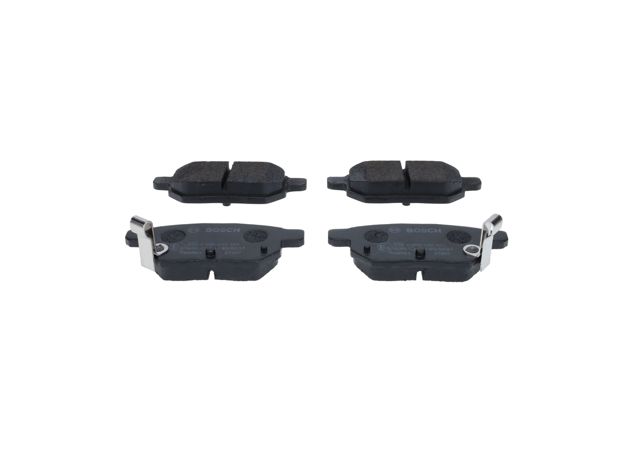 BOSCH 0 986 AB2 543 Bremsbelagsatz, Scheibenbremse