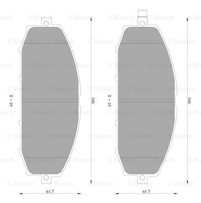 BOSCH 0 986 AB2 551 Brake...