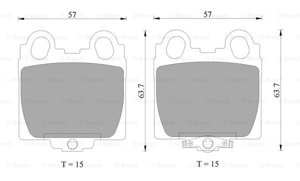 BOSCH 0 986 AB2 552 Brake...