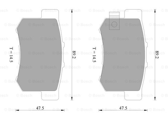 BOSCH 0 986 AB2 553 Brake...