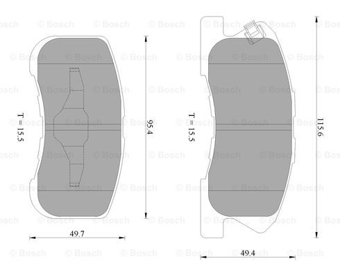 BOSCH 0 986 AB2 559 Brake...