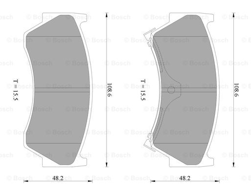 BOSCH 0 986 AB2 612 Brake...