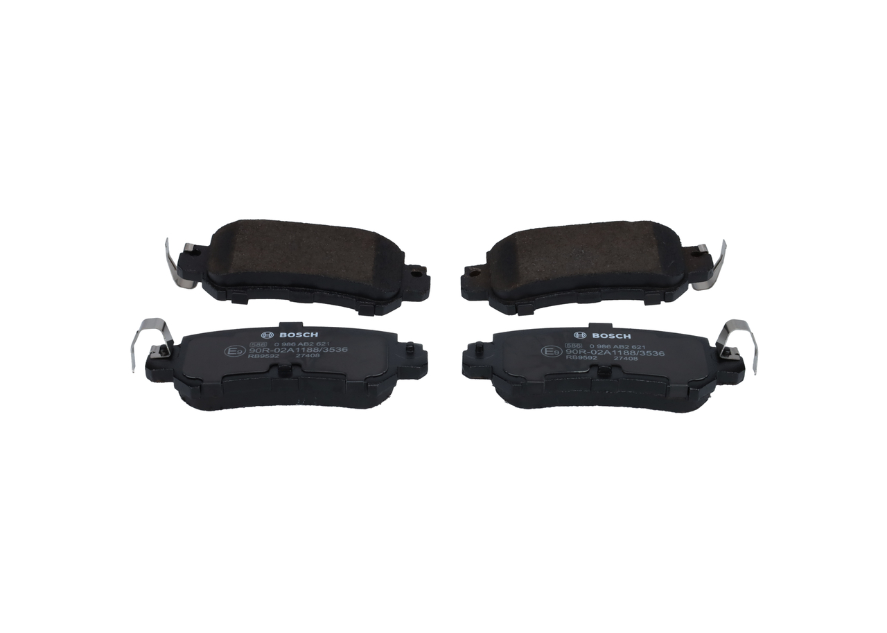 BOSCH 0 986 AB2 621 Bremsbelagsatz, Scheibenbremse