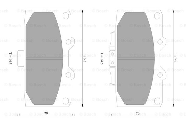 BOSCH 0 986 AB2 657 Brake...