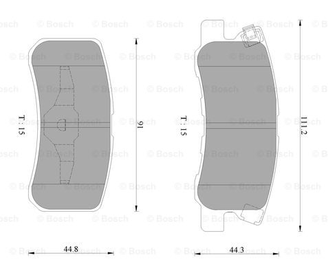 BOSCH 0 986 AB2 669 Brake...