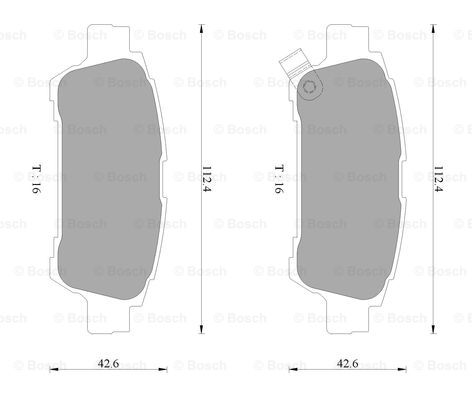 BOSCH 0 986 AB2 673 Brake...