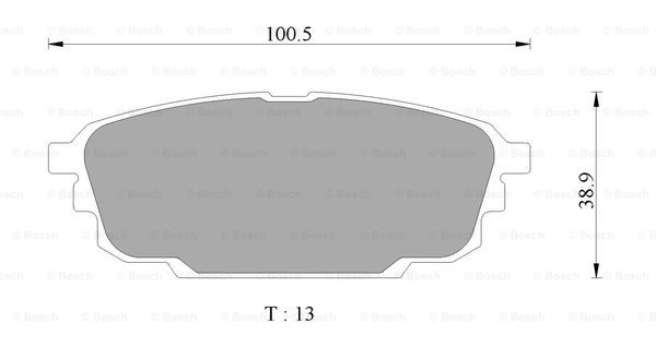 BOSCH 0 986 AB2 753 Brake...