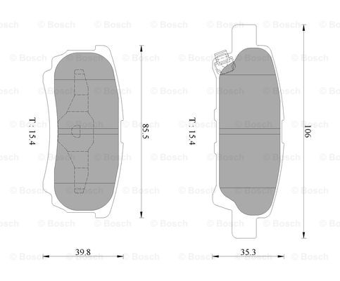 BOSCH 0 986 AB2 754 Brake...