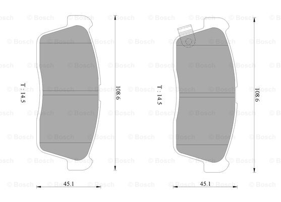 BOSCH 0 986 AB2 775 Brake...