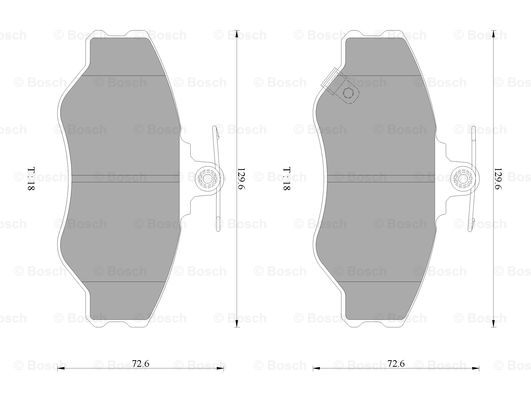 BOSCH 0 986 AB3 026 Brake...