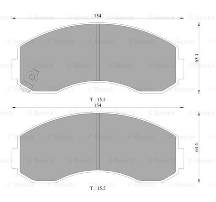 BOSCH 0 986 AB3 030 Brake...